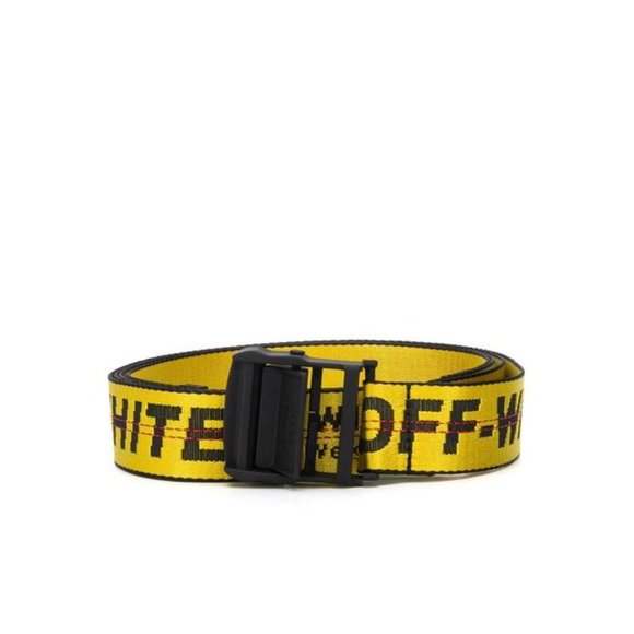 New Off-White Yellow Industrial Buckle Belt